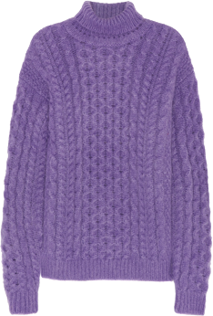 Christopher Kane 2012秋冬紫色组针织毛衣